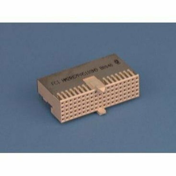 Fci Board Connector, 114 Contact(S), 6 Row(S), Female, Right Angle, Press Fit Terminal, Receptacle HM2R67PA5108N9LF